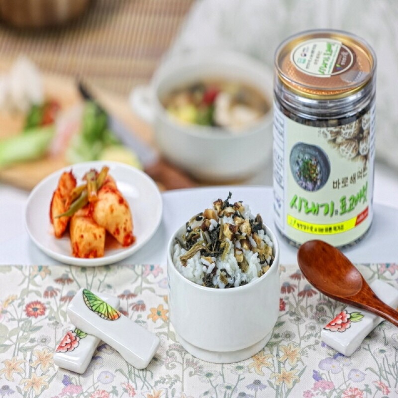 청정양구애,청정양구애 바로해먹는 시래기와 표고버섯 60g(5인분)