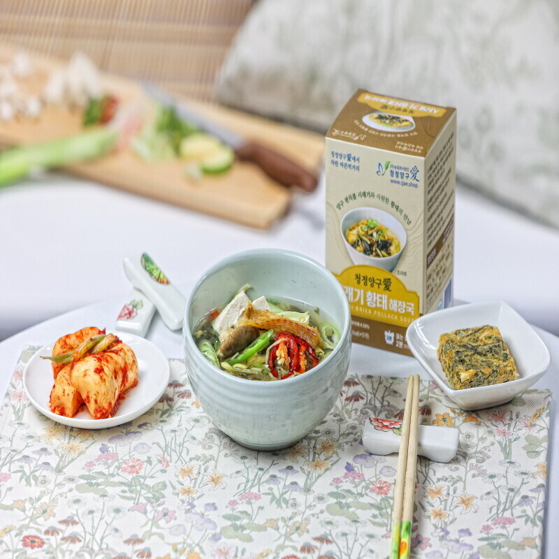 청정양구애,청정양구애 시래기황태 해장국